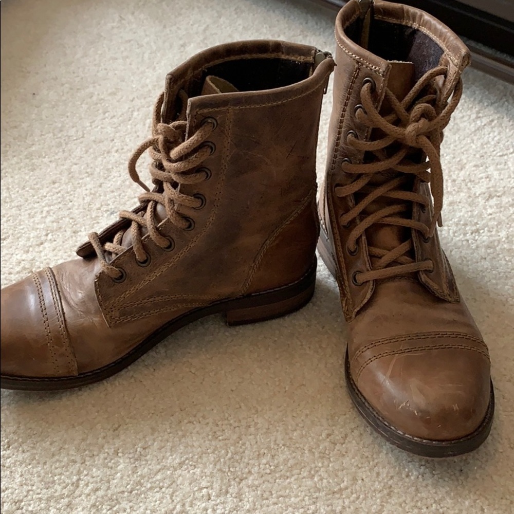 Steve Madden combat boots